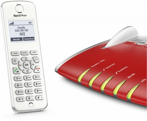 TK-Anlagen AVM FRITZ!Fon M2 Schnurloses IP-Telefon Weiß 4 TK-Anlagen AVM FRITZ!Fon M2 Schnurloses IP-Telefon Weiß – Bild 4