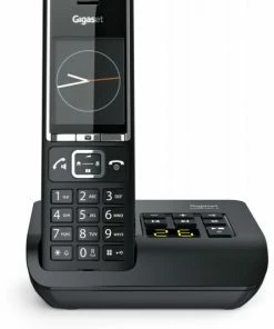 Schnurlose Telefone Gigaset Comfort 550A Schnurlostelefon Mit Anrufbeantworter Schwarz/chrom