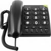 Telefone Mit Kabel Doro PhoneEasy 311 C Schnurgebundenes Telefon Schwarz
