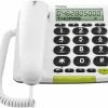 Telefone Mit Kabel Doro PhoneEasy 312 Cs Schnurgebundenes Telefon Weiß
