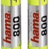 Zubehör Hama NiMH-Akku 2xAA 800 MAh 1,2 V